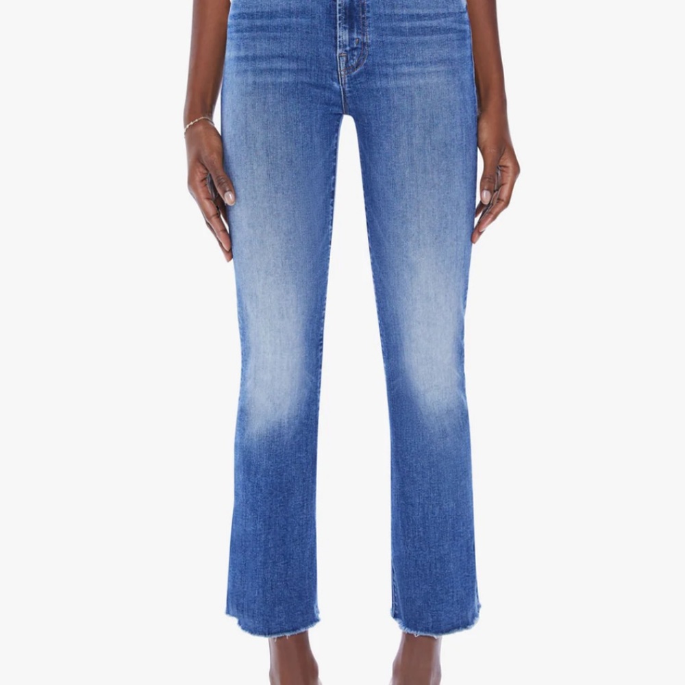MOTHER The Hustler Ankle Fray Jeans